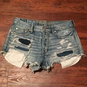 American Eagle Distressed Shorts